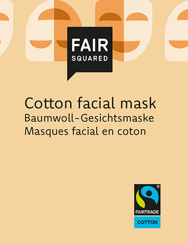 Cotton facial mask flyer