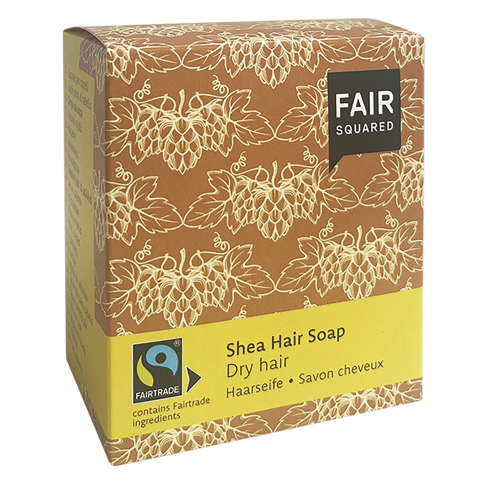 FAIR SQUARED Shea Hair Soap Dry Hair, zwei Haarseifen à 80 g für trockenes Haar.