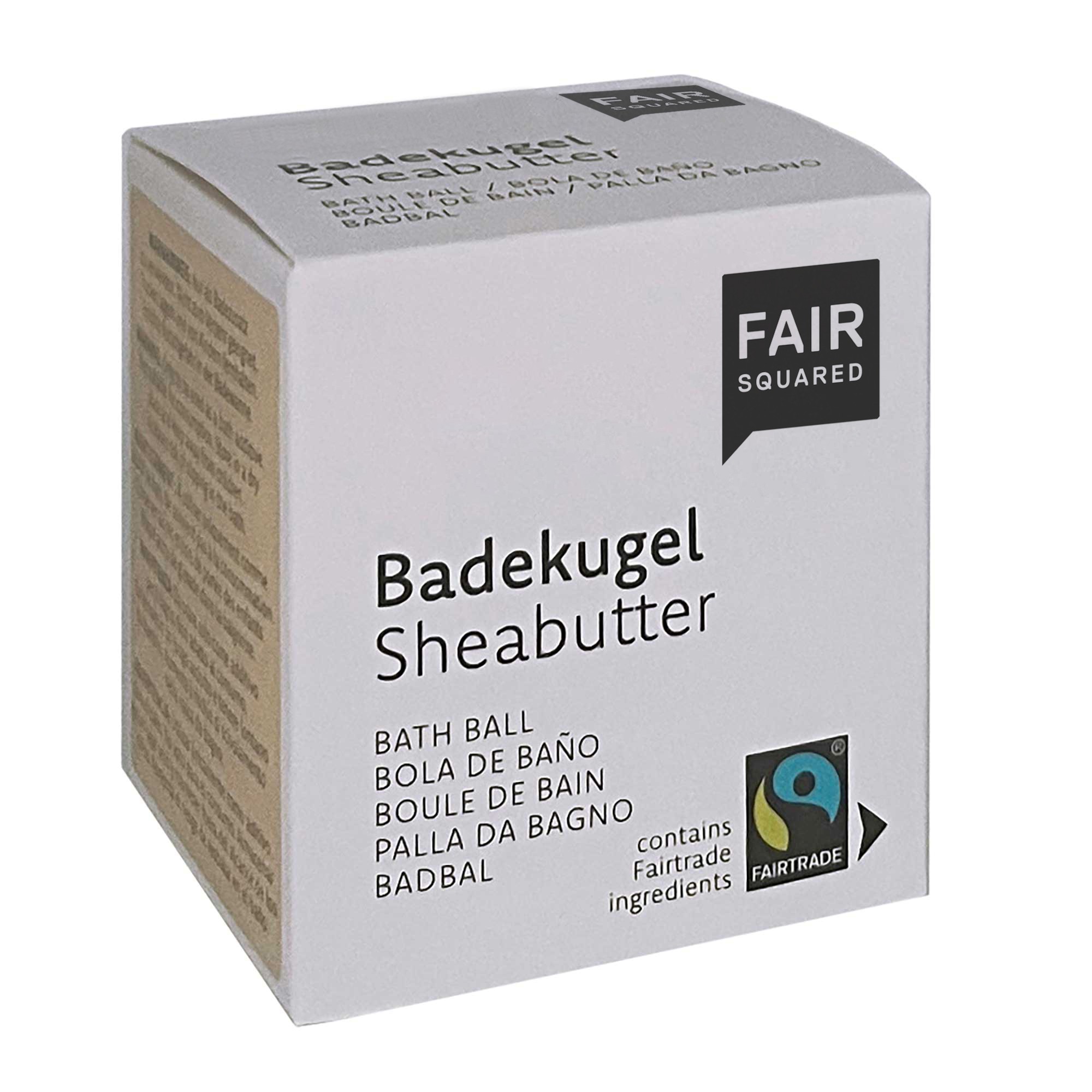 Fair Squared Packung mit einer Badekugel Shea 60gr